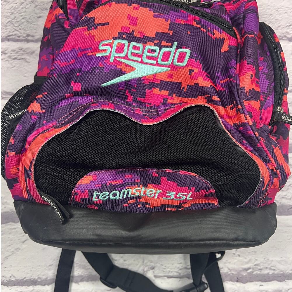 Speedo Unisex 35L Teamster Digital Camo Backpack Swim Bag Athleisure Outdoor Y2K - Picture 7 of 13